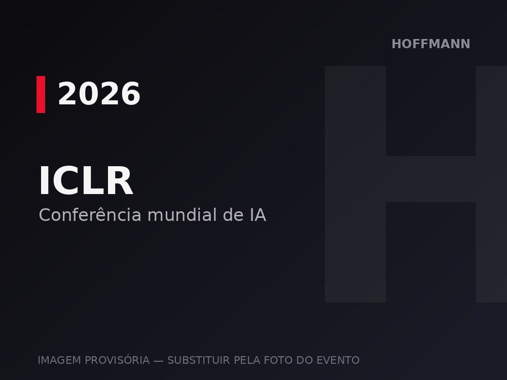 ICLR 2026 at Riocentro, Rio de Janeiro, Hoffmann audiovisual operation