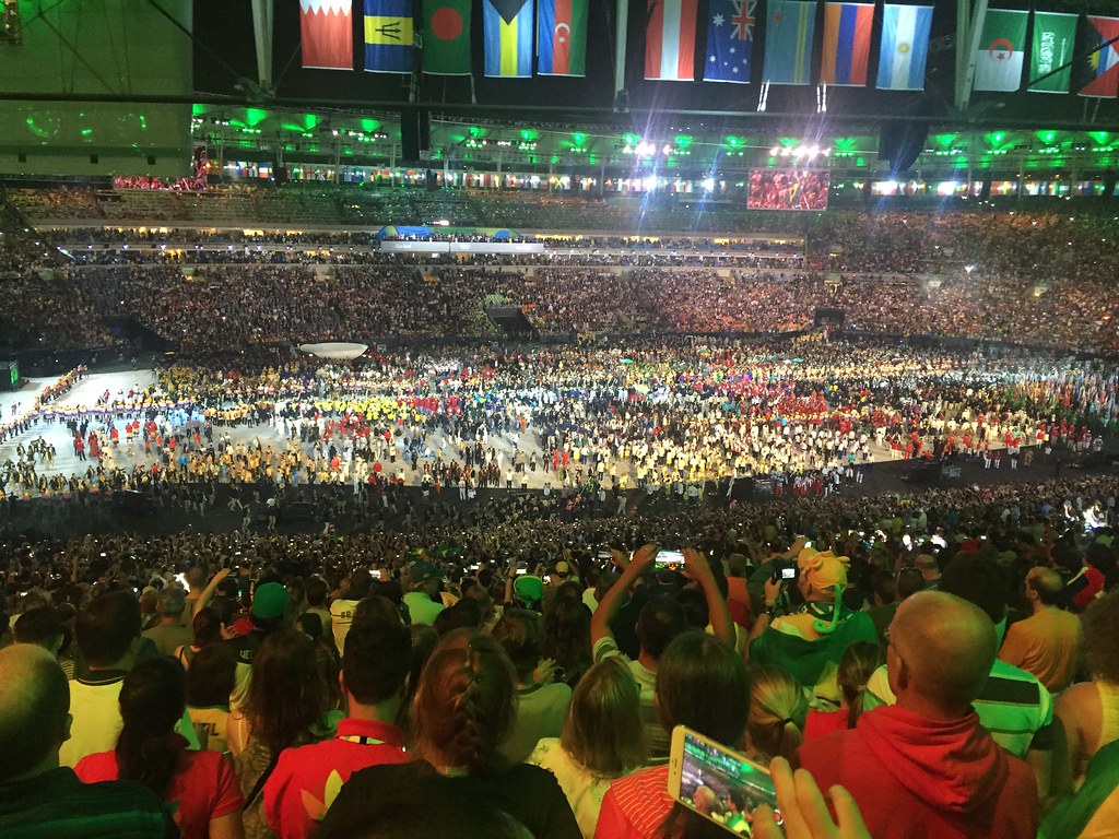 Cerimônia dos Jogos Olímpicos Rio 2016 no Maracanã