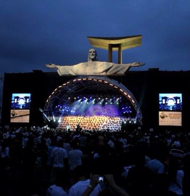 Concerto — sonorização e painel de LED
